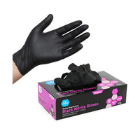 Medpride black nitrile disposable gloves