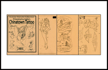 Chinatown Tattoo Stencil Book