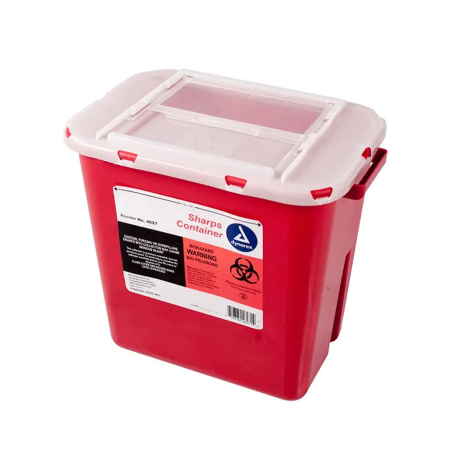 Sharps Containers - 2 Gallon - Bicknee Tattoo Supply